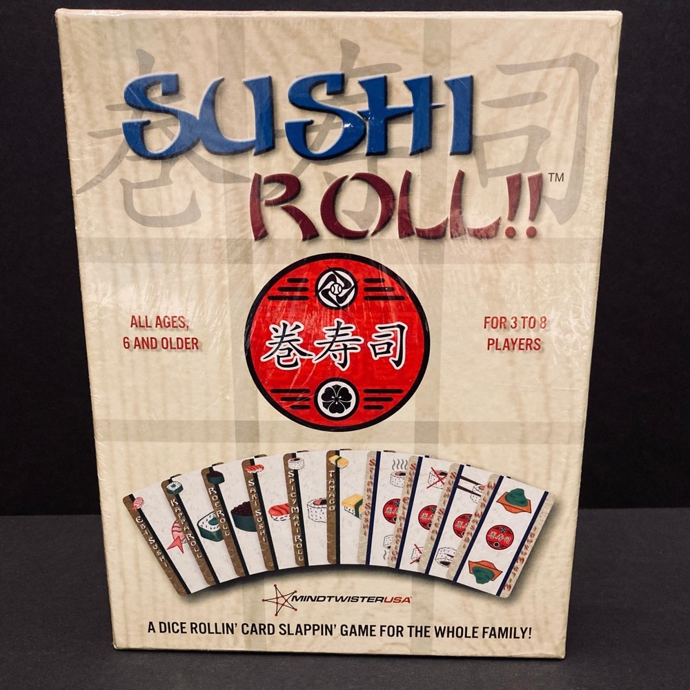 SUSHI ROLL Mindtwister USA Card Dice Game‎ 2009 NEW SEALED